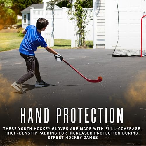 Youth Small Street Hockey Gloves - Franklin Sports NHL 10"