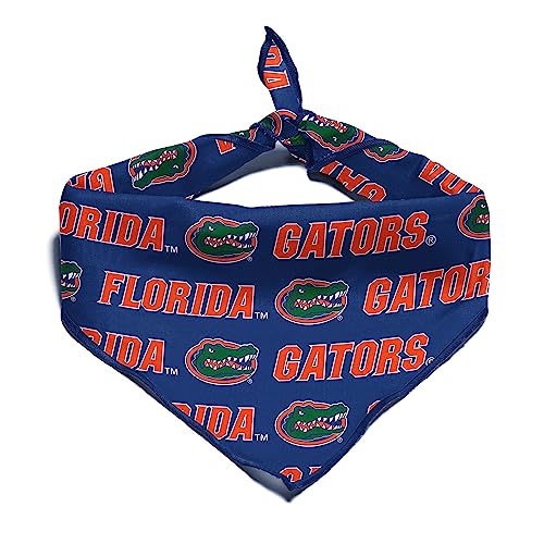 NCAA Florida Gators Dog & Cat Bandana - Easy to Tie, Small Size
