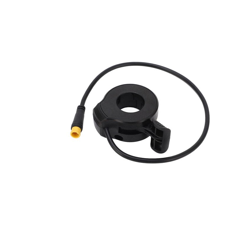 WQAPVHBG Bike Throttle, 130x 5V E Bike Thumb Speed Control, 3 Pin Plastic Electric Throttle Control of Accessories Tools for Electric Bikes and Scooters with 22.2mm/0.87in Handlebars