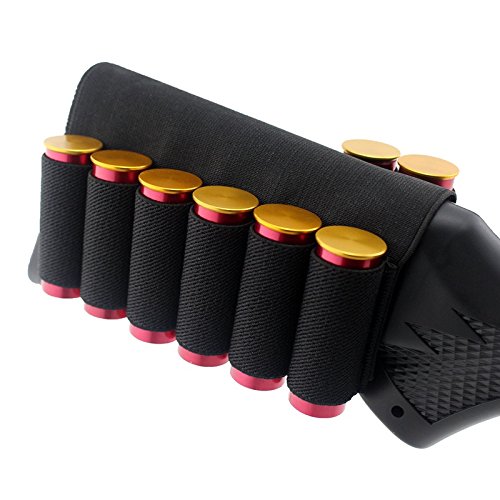 Tactical Buttstock with 8 Round Shotgun Shell Holder Pouch