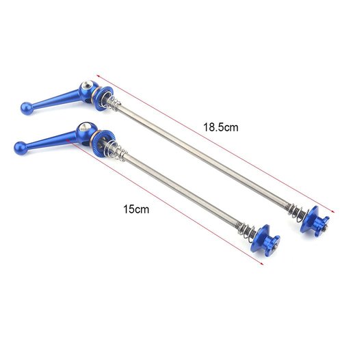 2Pcs ycle Skewers Ultralight Titanium Alloy Quick Release Skewers Set Bike Replacement Repair Parts Accessory For Mtb Road Bike (Red) Lightweight Quick Release Skewers Carbon Fiber ycle Skew