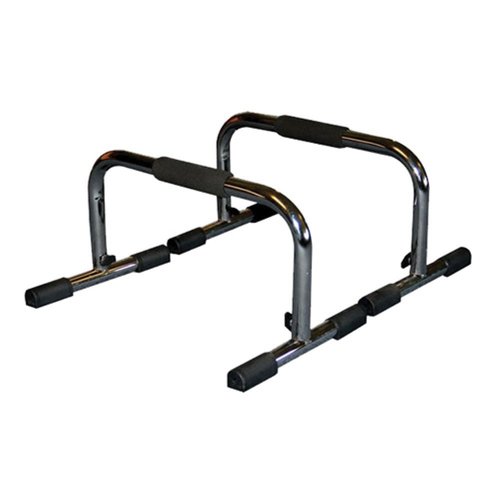 JFIT Tall 9″ Pro Push Up Bar Stand - Durable Metal Fitness Equpiment Made in Taiwan - Padded Handles For Secure Grip, Non Skid Feet, Elevated Bar For Enhanced Push Ups
