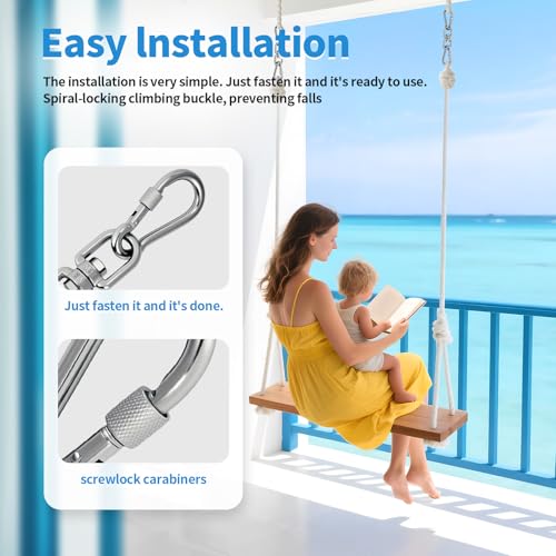 Heavy Duty Swivel Ring Double Ended Hook - 6mm Silver