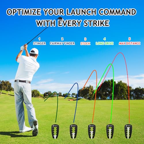 Adjustable Golf Tee Height Tool - 5 Precise Settings for Consistent Swings