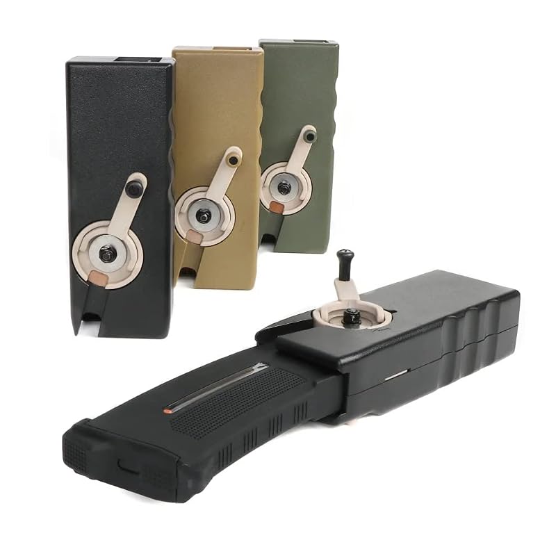 M12 Sidewinder Airsoft BB Speed Loader - Black, 1600 Round Capacity