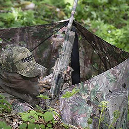Ameristep Mossy Oak Throwdown Ground Hunting Blind, 3-Panel, Portable