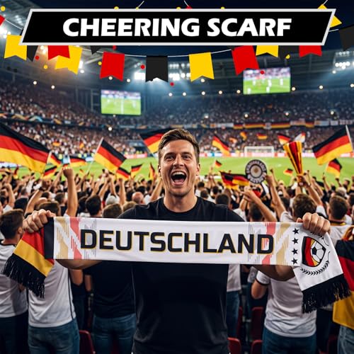 Spain Soccer Scarf - Double Sided Polyester - Germany Variation