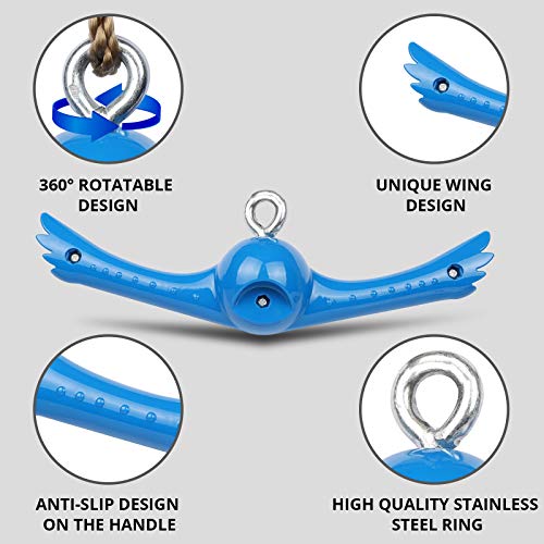 Ninja Twister Swing Set - 360° Handle Twist-Spin - Blue