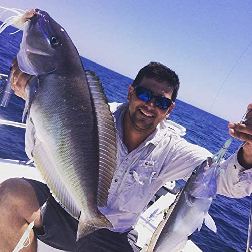 Deep Drop Tilefish Rig with Glow Squid & 8/0 Circle Hooks - 3 Hook Version