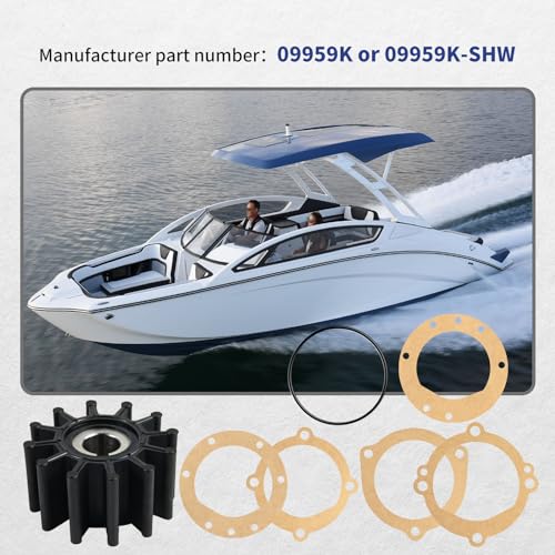 12 Blade Impeller Kit for Sherwood, Sierra, Yamaha Pumps - Compatible with G9901-G30-2B