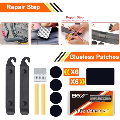 Bicycle Repair Kit with Tire Pump - Portable Tool Kit