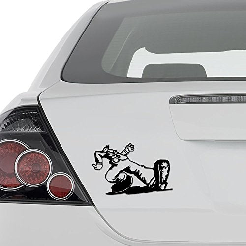 Keep On Truckin Vinyl Decal Sticker - 6 Inch Wide - Matte Black