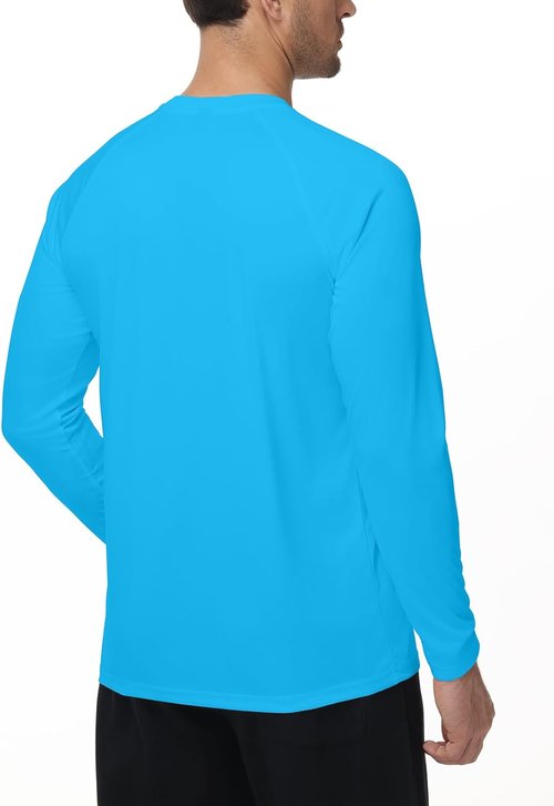 Corna Men's Workout T-Shirts - Lightweight Dry Fit Athletic Shirt with UPF 50+ Sun Protection