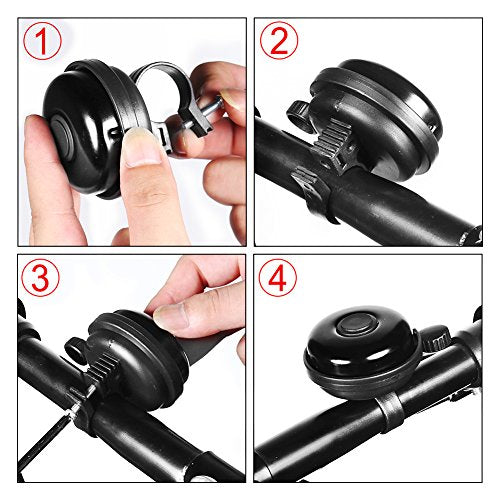 Aluminum Bicycle Bell - Loud Crisp Sound for Safety