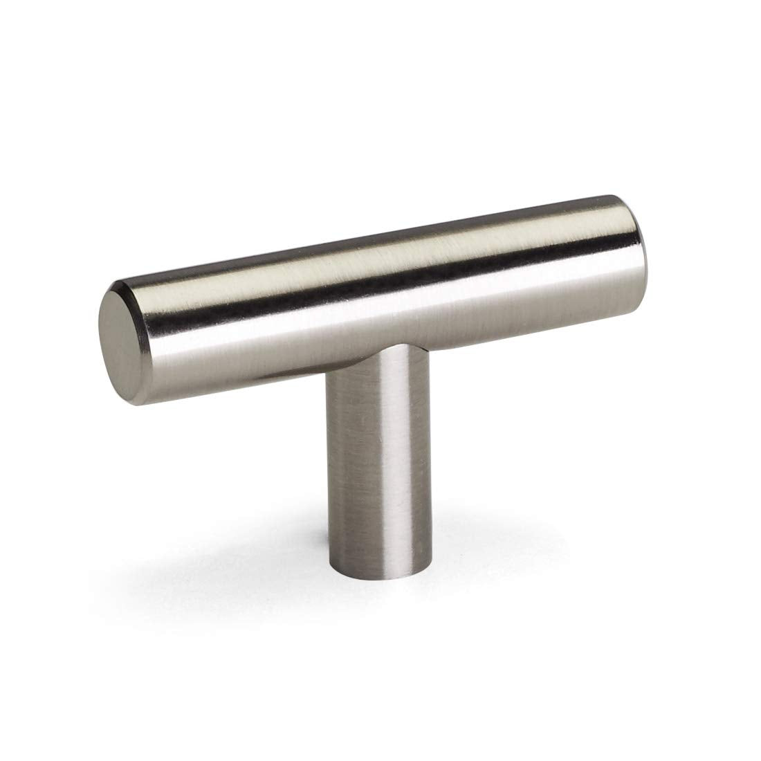 goldenwarm 5Pack Brushed Nickel Cabinet Knobs Sliver Cabinet Knob Brushed Stainless Steel Drawer Pulls and Handles Bedroom Furniture Handles 50mm/2in Overall Length