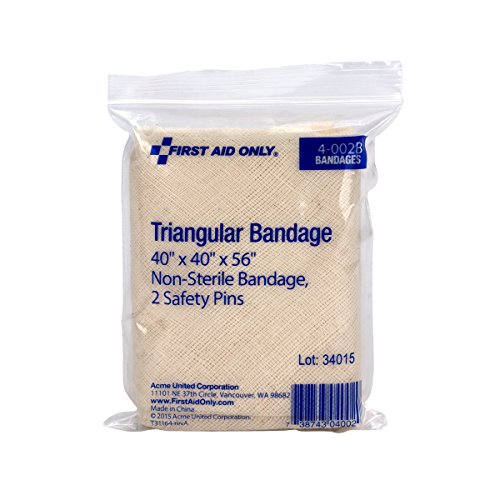 Triangular Non-Sterile Bandage with 2 Fastening Hooks - 56"x40"