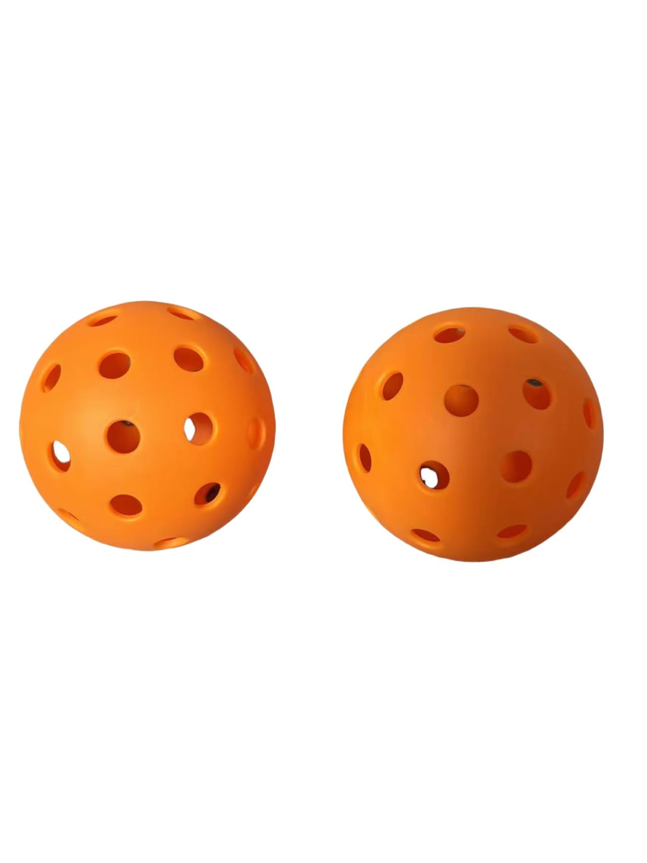 VisnzvLux 4-Pack Orange X-40 Pickleball Balls 74mm Diameter 40 Holes Outdoor Pickleball Ball