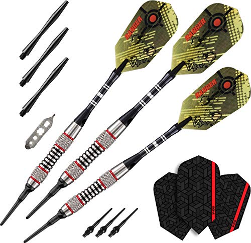 Viper Ranger 80% Tungsten Soft Tip Darts - 18g, Precision Dart Set
