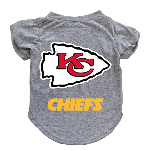 Kansas City Chiefs NCAA Pet T-Shirt - Officially Licensed Team Apparel, Large