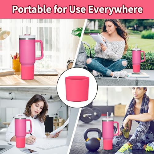 Silicone Boot for Stanley Quencher H2.0 40oz Tumbler - Pink