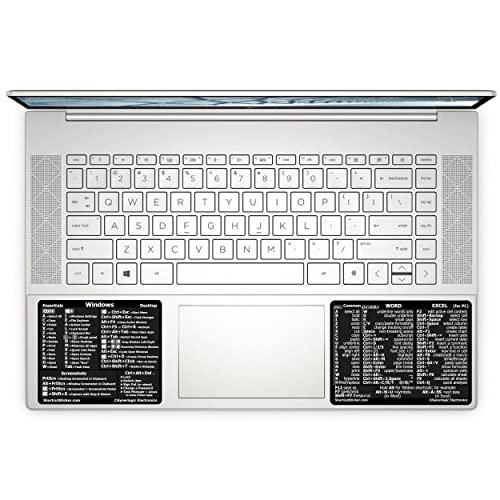 Windows Keyboard Shortcut Stickers - Black - Quick Reference Guide
