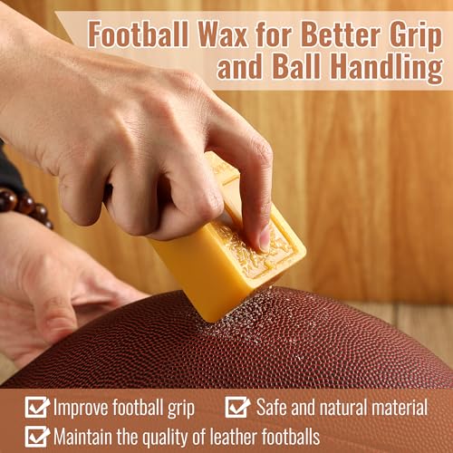 Football Conditioning Kit - Grip Enhancer, Wax & Brush Set