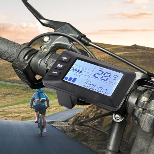 Electric Bicycle LCD Display Control Panel - Wireless Speedometer & Odometer