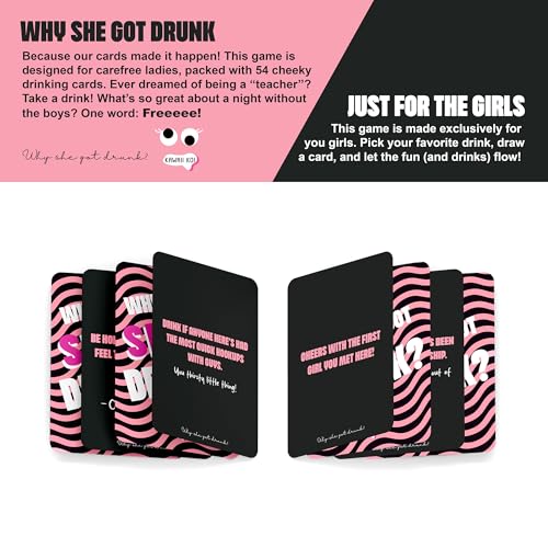 KAWAII KOI Girls Night Drinking Card Game for Bachelorette & Party Fun