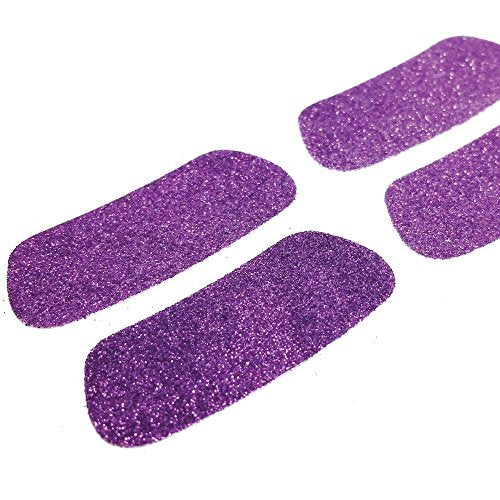 Glitter Under Eye Strips - Purple Sports Eye Black for Football & Baseball