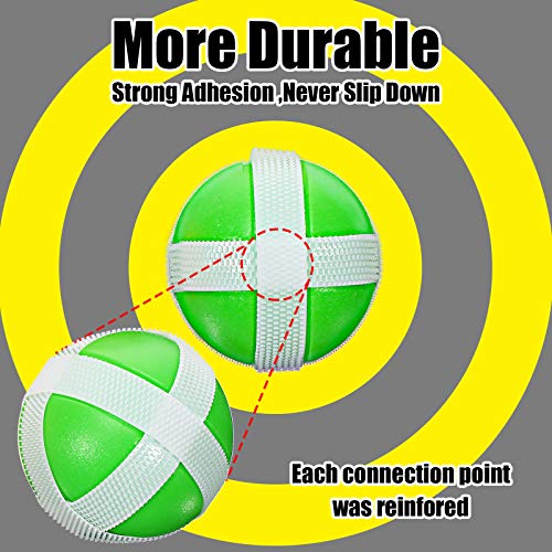 20 Pcs Sticky Dart Balls - Red, Blue, Green, Orange - 1.34 Inch