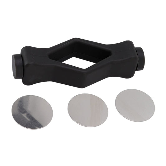 Lwuey Front Load Washer Door Prop, Washing Machine Door Prop Stopper Flexible Mouth Shape Strong Washes Doors Stoping Props Prevent Accidental Closing Keep Dry for Home with 3 Adhesive Sheets(Black)