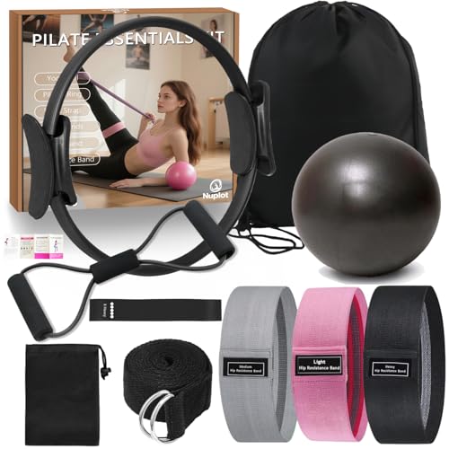 Complete Pilates Equipment Kit for Home Workouts - 6 Essential Tools