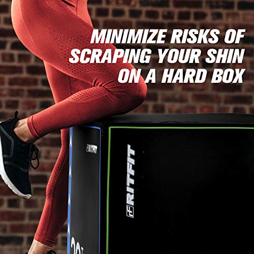 Plyometric Box - 3 in 1 Foam Jumping Box - Small 16"x18"x20"