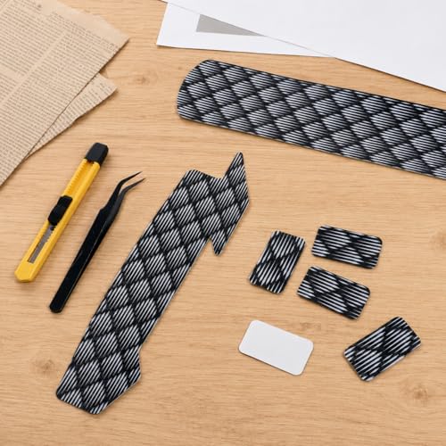 Bicycle Chainstay Protector Decal - Black Stripes