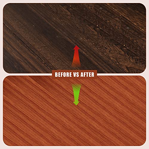 AIEX 1pc Wood Grain Repair Tape, 2.24x180inch Adhesive Wood Grain Repair Patch for Tables, Chairs, Baseboards, Doors (Brown)