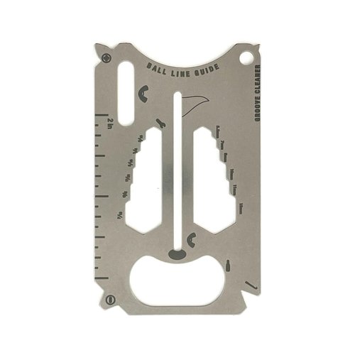 Golf 20-in-1 Credit Card Multi-Tool | Zootility | Divot Tool, Groove Cleaner, Ball Line Guide & More | Stainless Steel, Made in USA