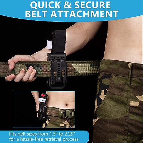 Durable Tourniquet Holder with Tactical Belt Clip - First Aid Kit