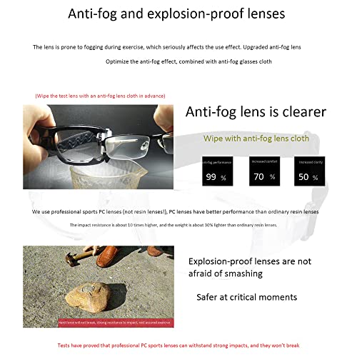 Sport Goggles for Racquetball & Basketball - Adjustable Strap - Transparent