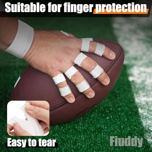 Professional Athletic Sports Tape - 6 Pack Easy Tear for Injury Support