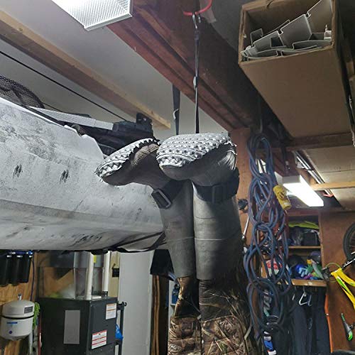 Fishing Wader Boot Hanger with Adjustable Strap for Drying