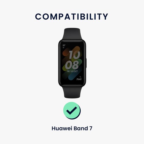 kwmobile Nylon Band Compatible with Huawei Band 7 - Replacement Strap for Fitness Tracker