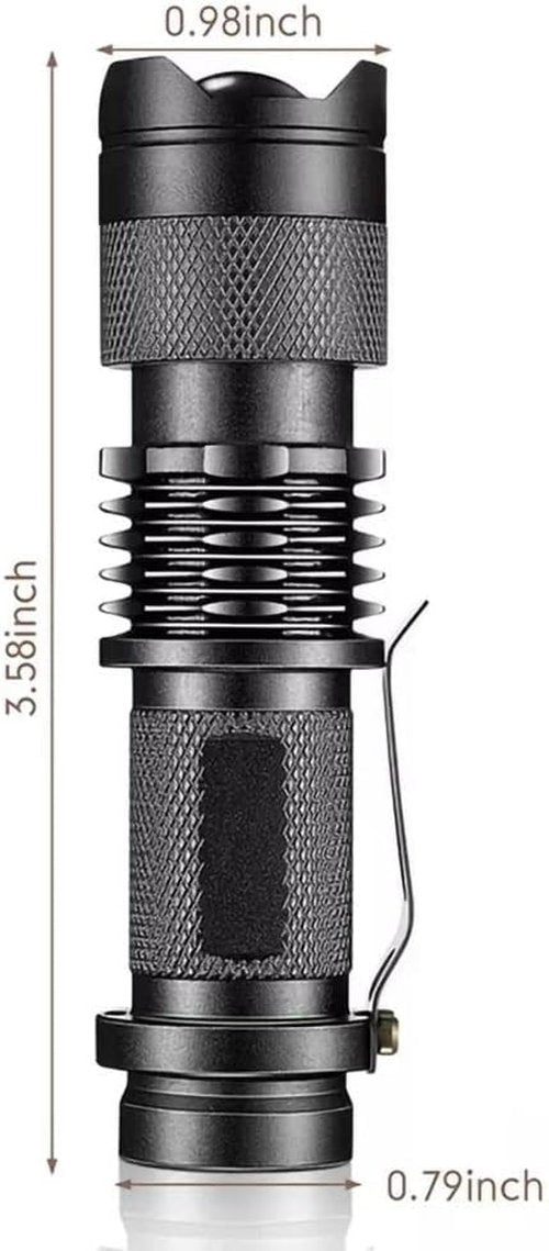 KOMI LED Flashlights - High Lumens 5-Pack | Waterproof, Adjustable Focus for Outdoor & Emergency Use