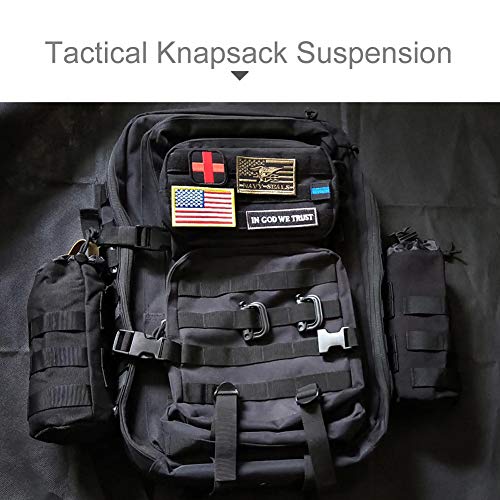 Tactical Water Bottle Holder Pouch - Black, 1 Pack
