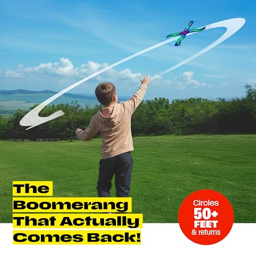Glow-in-the-Dark Boomerang for Kids & Adults - Perfect Outdoor Toy