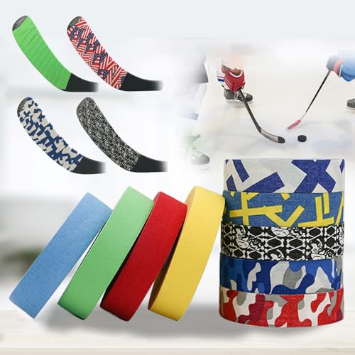 Hockey Tape,1" Wide Multipurpose Cloth Tape Grip for Lacrosse Stick,