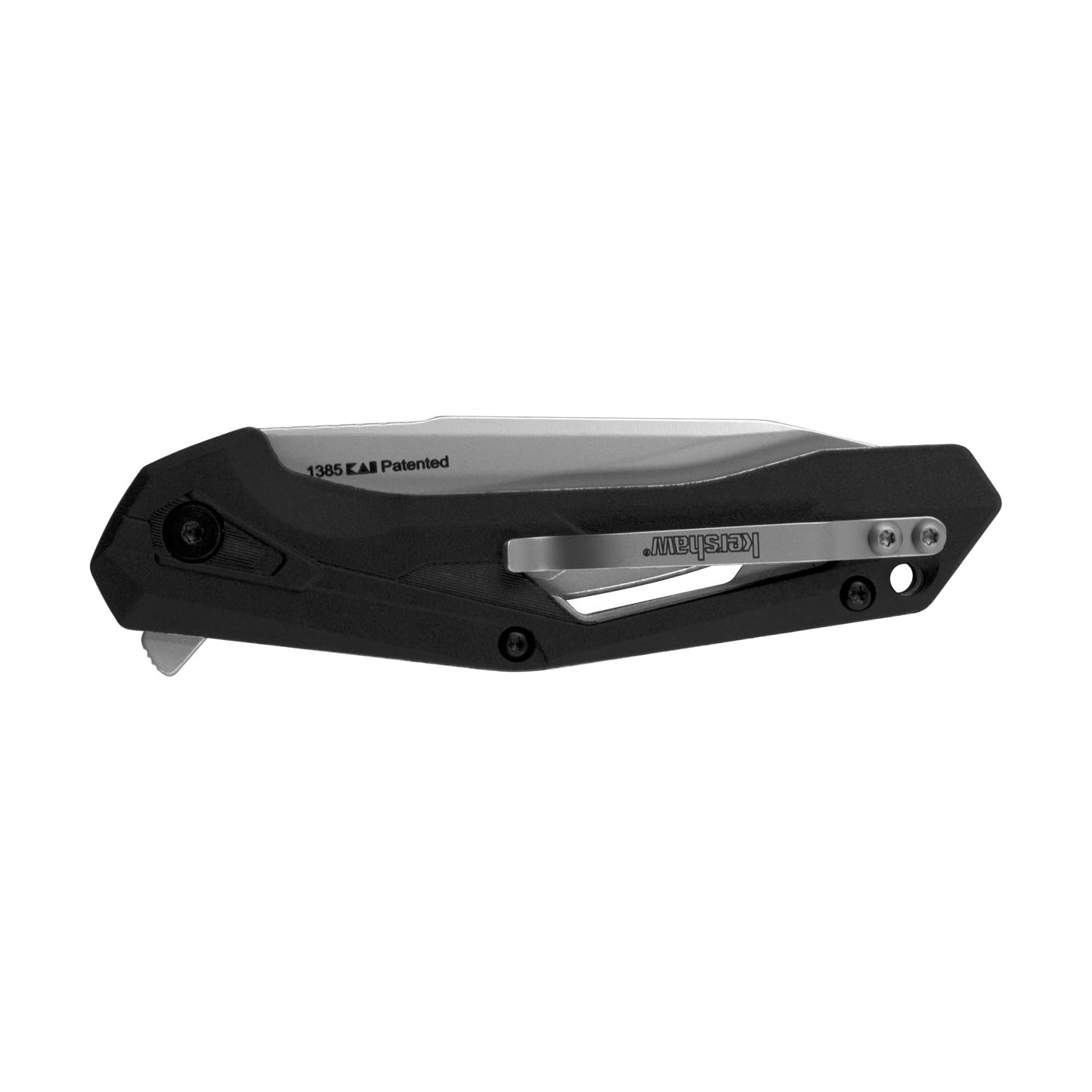 Kershaw Airlock Assisted Opening Knife Black FRN (3" Bead Blast) 1385