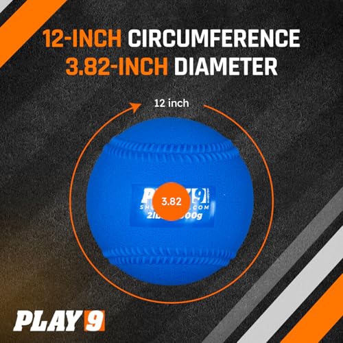 SHOP PLAY 9 Set of 5 Plyoball Weighted Balls for Baseball Training – Heavy Mini Throwing & Pitching Practice