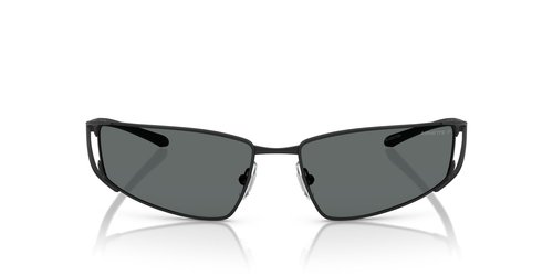 ARNETTE Man Sunglasses Matte Black Frame, Polar Grey Lenses, 64MM
