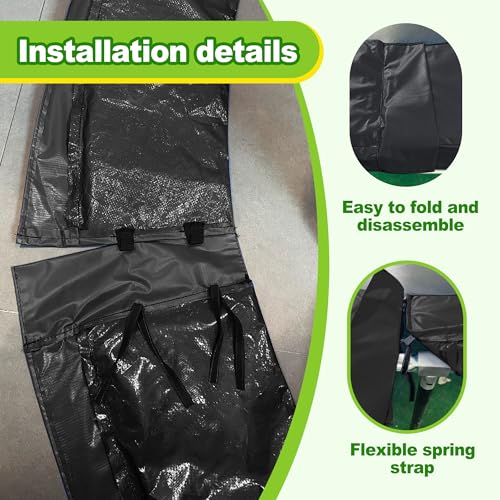 Trampoline Pad Replacement - 14FT Waterproof Safety Cover
