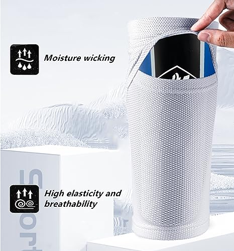 Youth Soccer Shin Guard Sleeves - Small Size for Kids 3-15